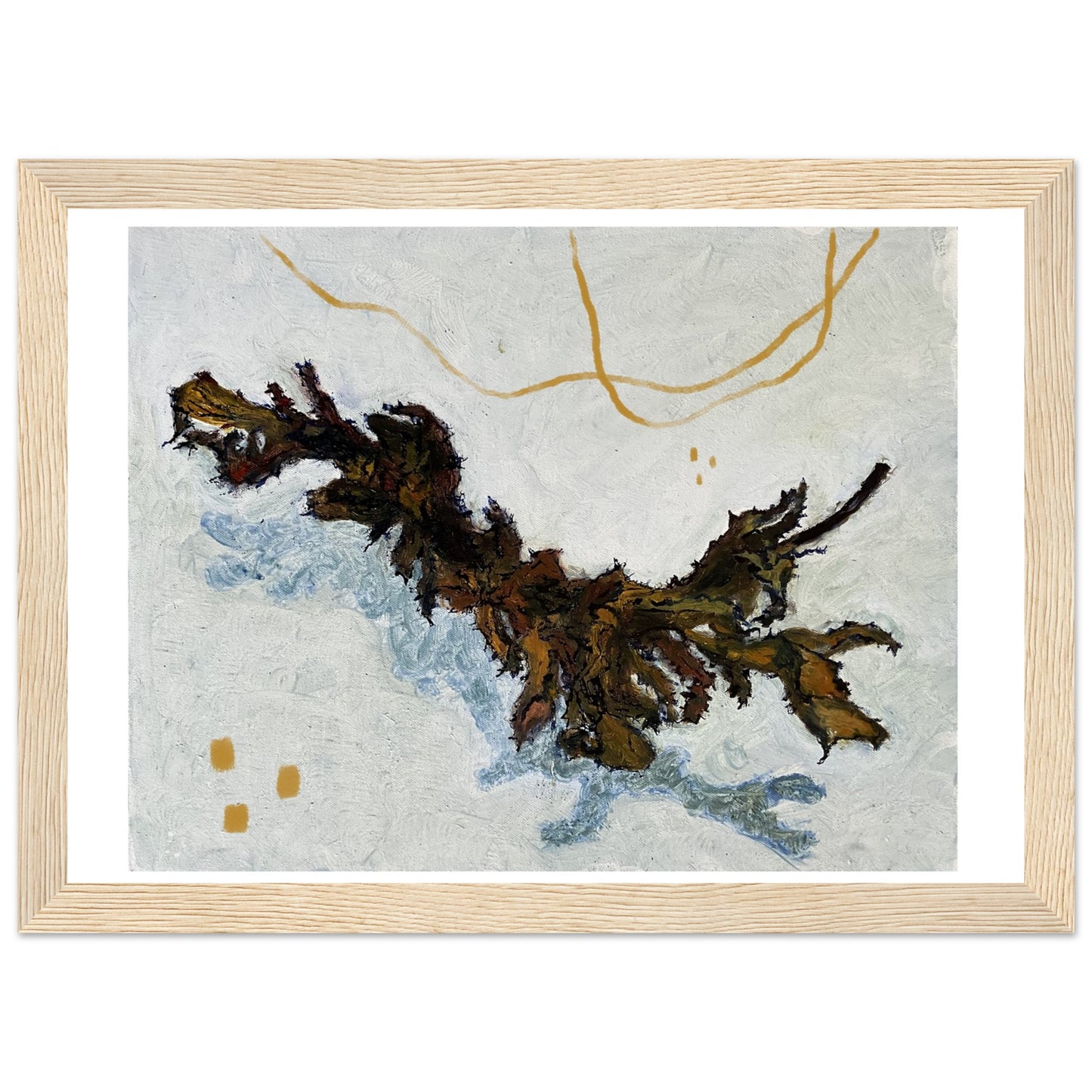 kelp - 2 of 3 in seaweed set - framed options