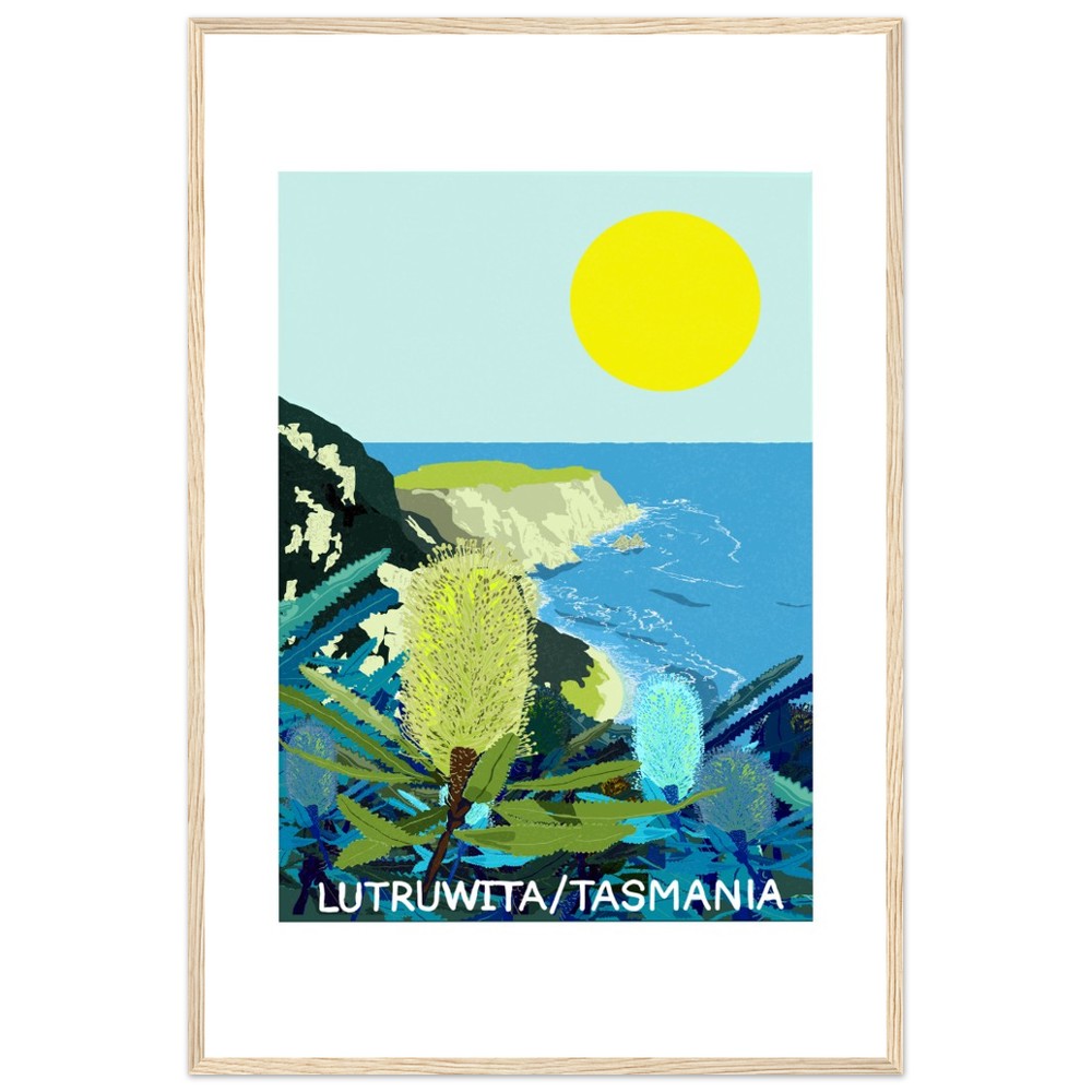 banksia & cape - lutruwita / Tasmania - art print