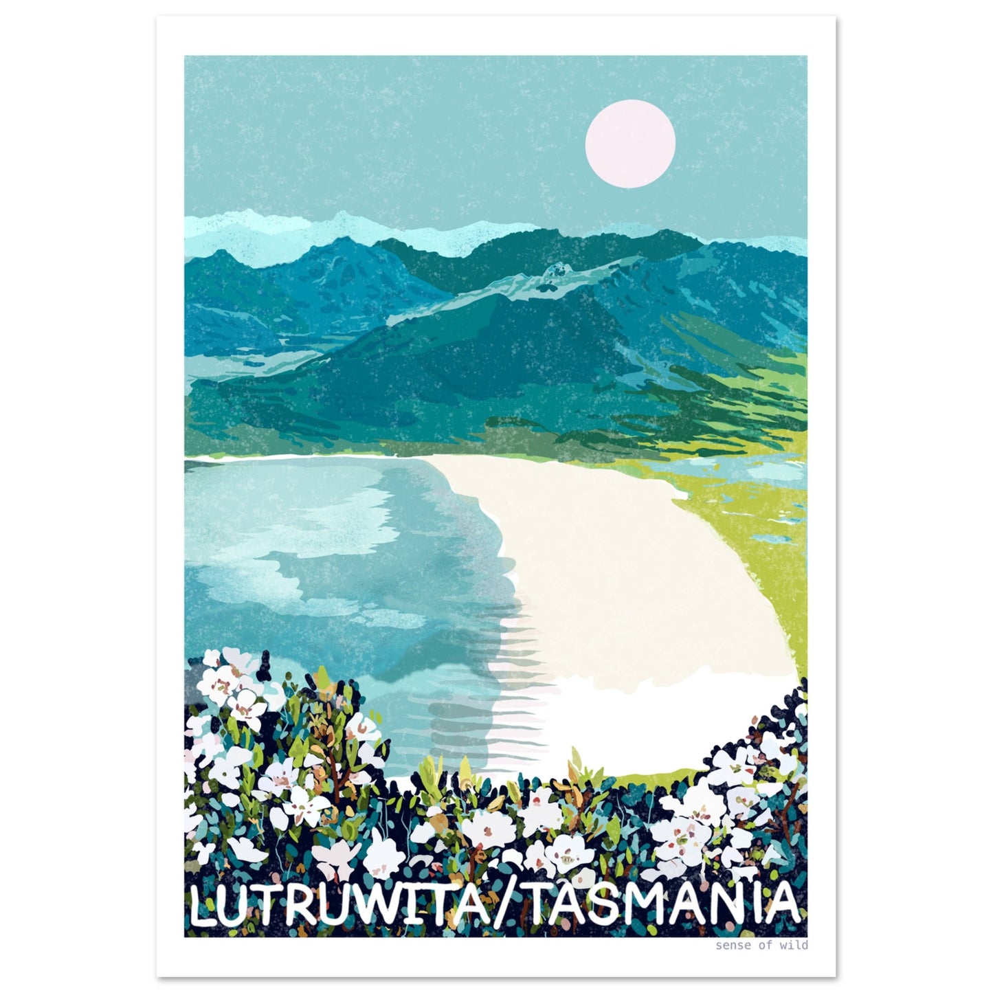 lake pedder lutruwita / Tasmania art print