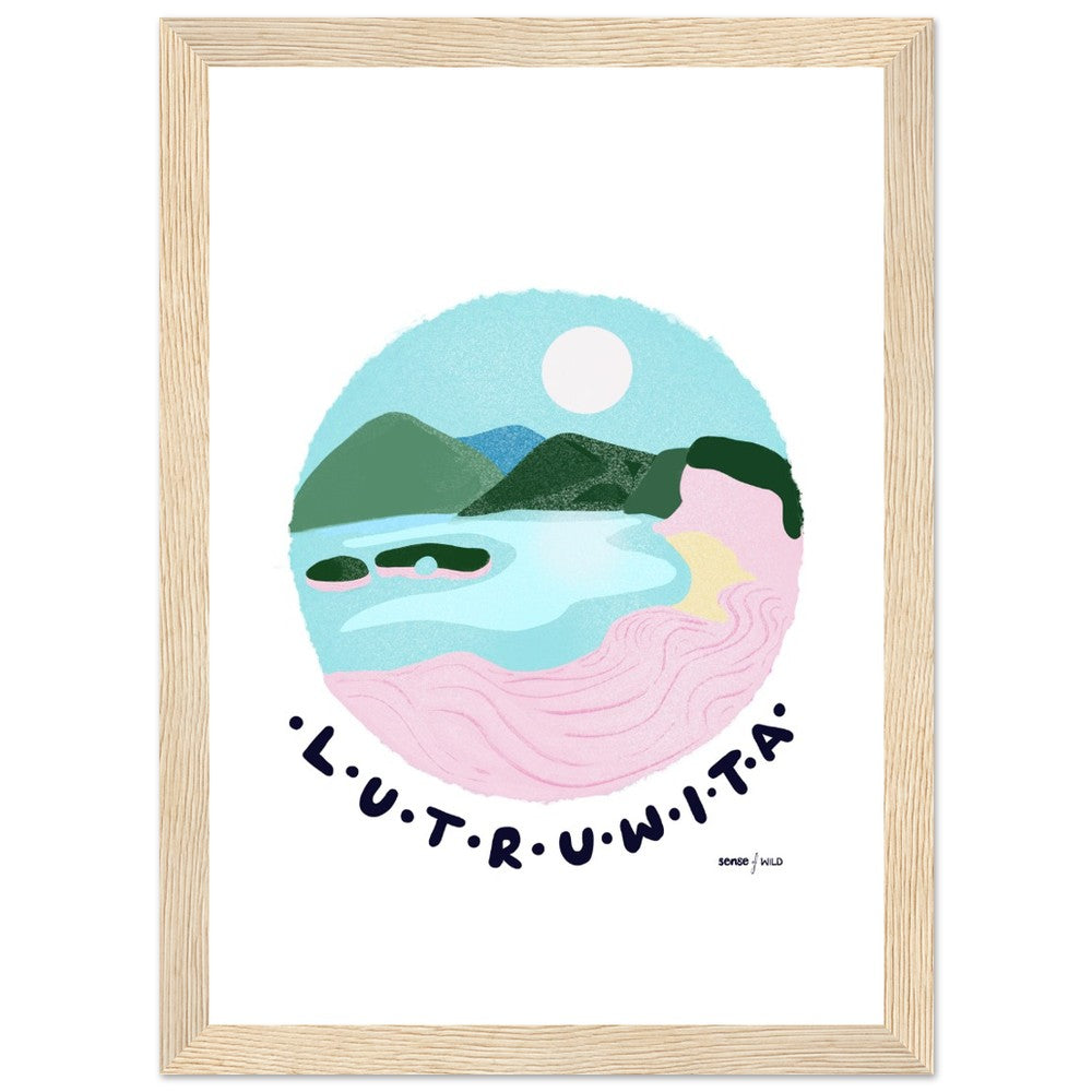 lutruwita /Tasmania beach art print