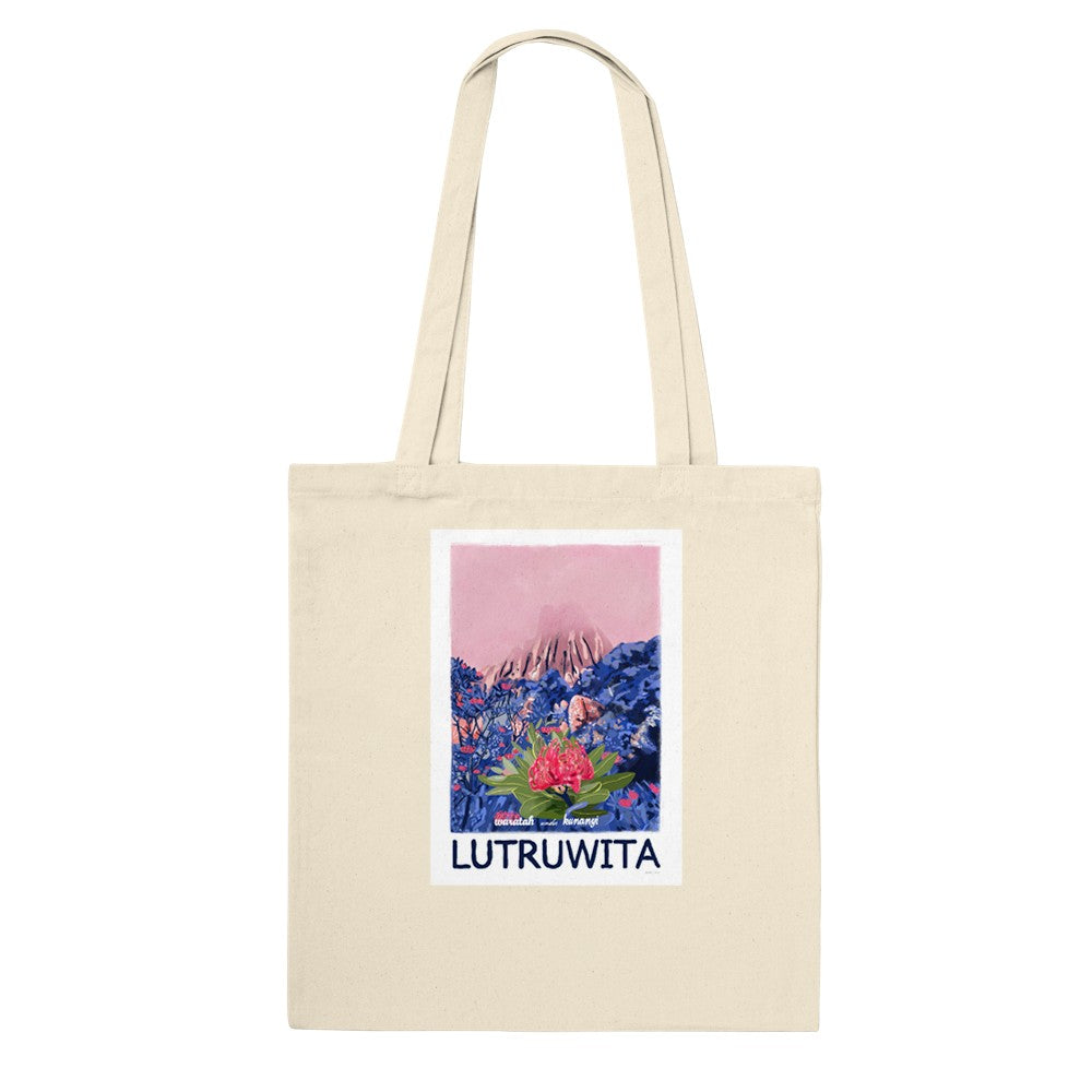 waratah under kunanyi - tote bag lutruwita / Tasmania