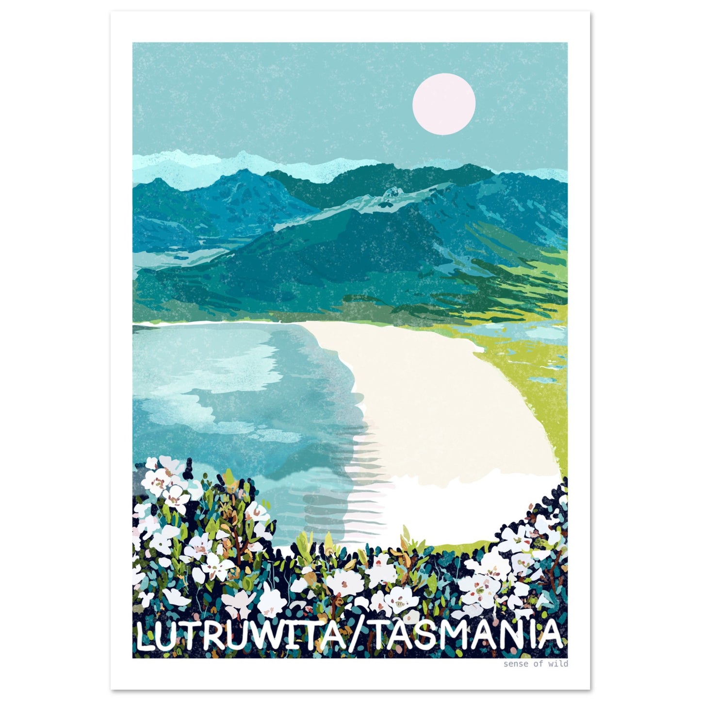 lake pedder lutruwita / Tasmania art print