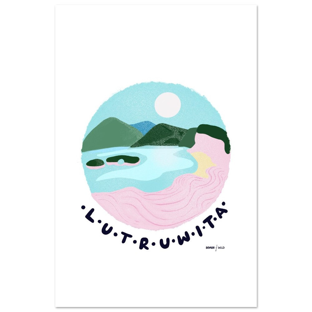 lutruwita /Tasmania beach art print