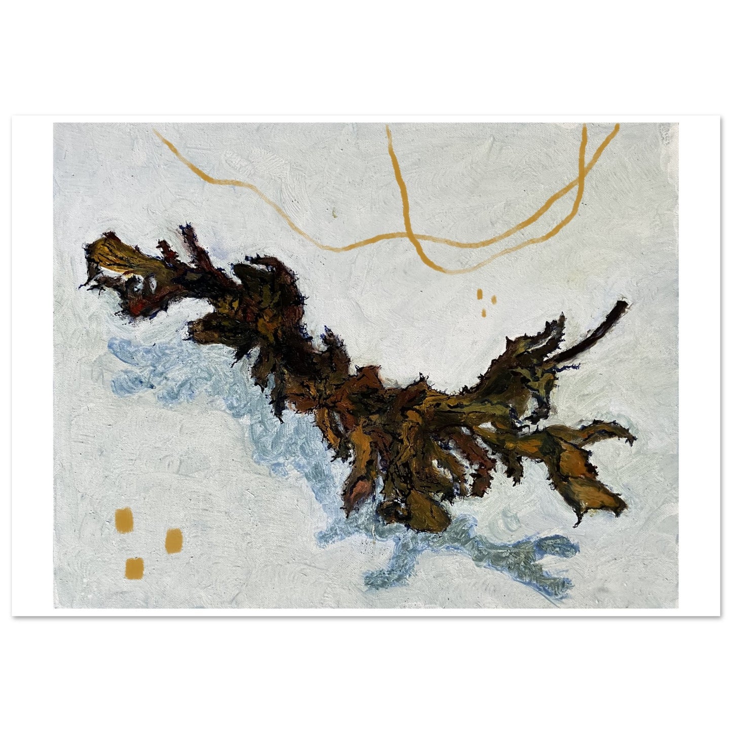 kelp - 2 of 3 in seaweed set - framed options