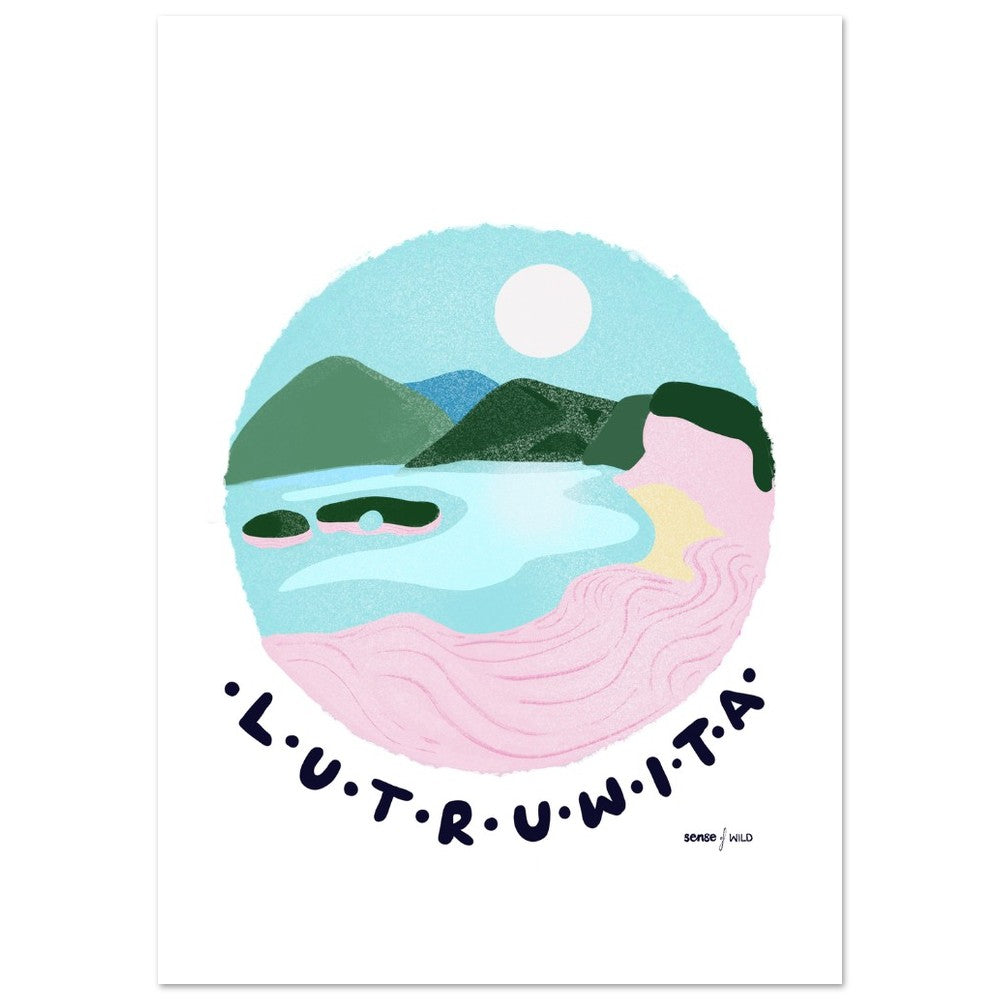 lutruwita /Tasmania beach art print