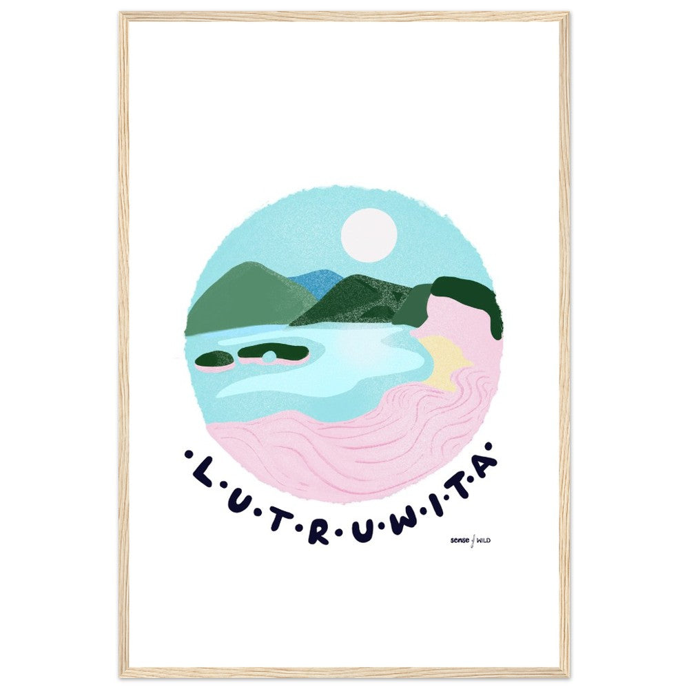 lutruwita /Tasmania beach art print